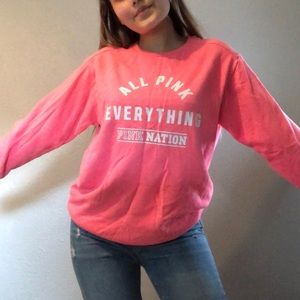 VS Pink Crewneck Sweater